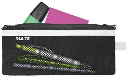 Imagen extra Leitz WOW Bolsa Porta-Todo Mediana 2 Compartimentos - 85x6x210mm - Negro