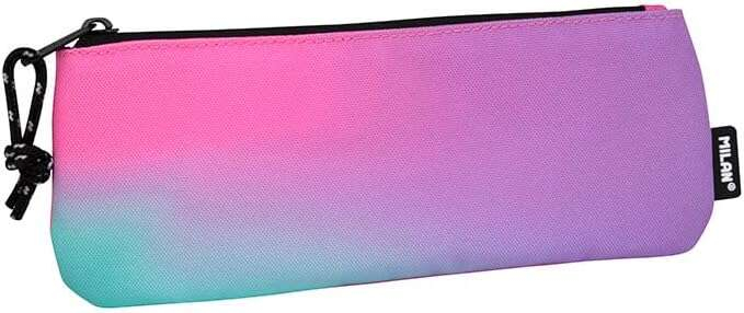 Milan Sunset Estuche Pequeño Plano Rectangular - 23x9x1.3cm - Rosa