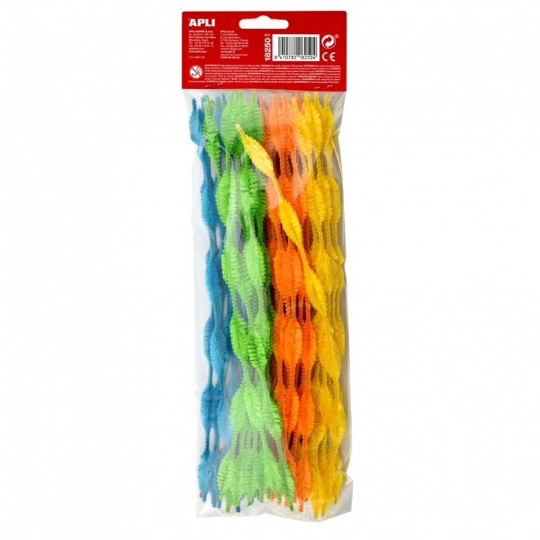 Imagen extra Apli Limpiapipas Bumpy - Flexibles - Suaves - Tupidos - y Desarrollo Infantil - Colores Surtidos