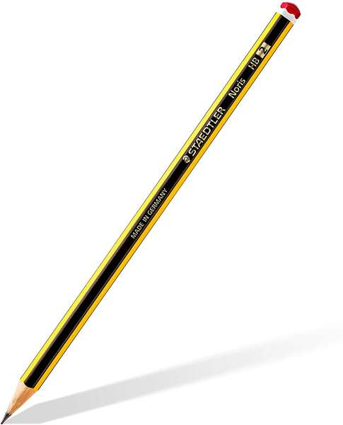 Imagen extra PACK 8 Lapices Staedtler Noris 120 HB (dureza estandar) + Goma de Borrar + Sacapuntas