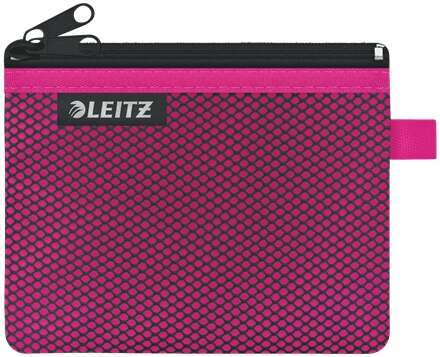 Leitz WOW Bolsa Porta-Todo Pequeña 2 Compartimentos - 105x6x140mm - Fucsia