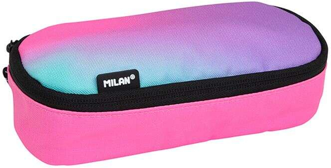 Milan Sunset Estuche Portatodo Ovalado - 20.5x9x5.5cm - Rosa