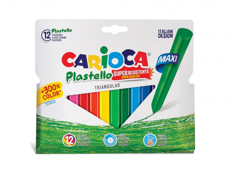 Carioca Maxi Pack de 12 Plasticeras Triangulares
