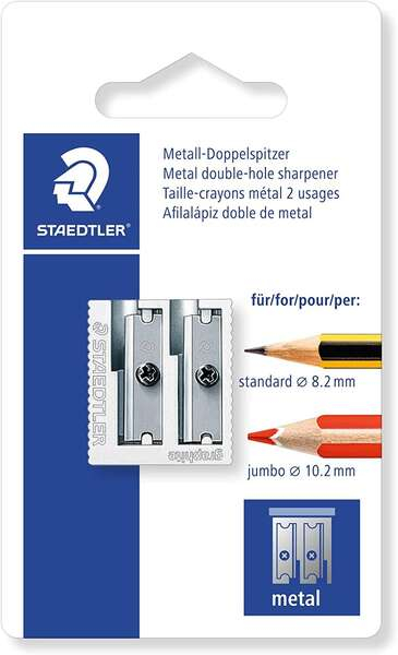 Staedtler Sacapuntas Metalico doble