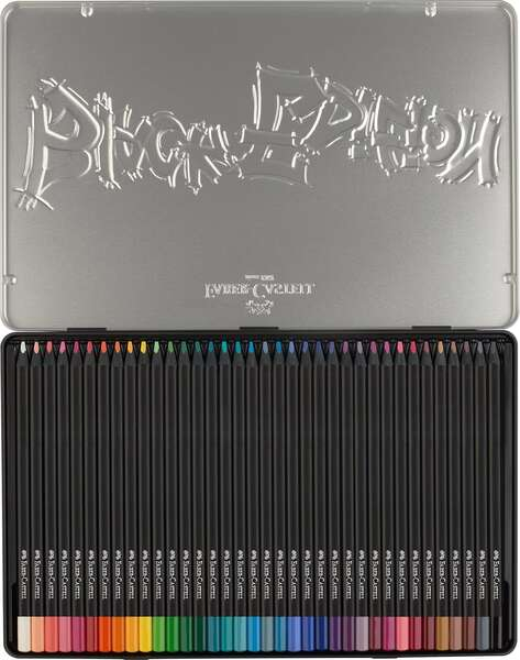 Imagen extra Faber-Castell Black Edition Caja Metalica de 36 Lapices de Colores