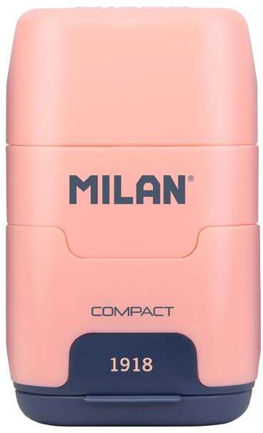 Imagen extra Milan Compact Serie 1918 Afilaborra Compact con 2 Gomas de Borrar - Sacapuntas Doble