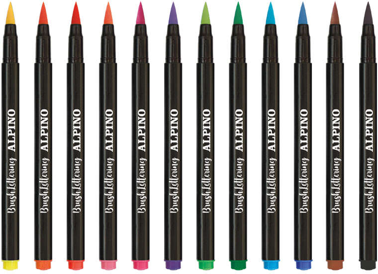 Imagen extra Alpino Color Experience Pack de 12 Rotuladores Brush Lettering