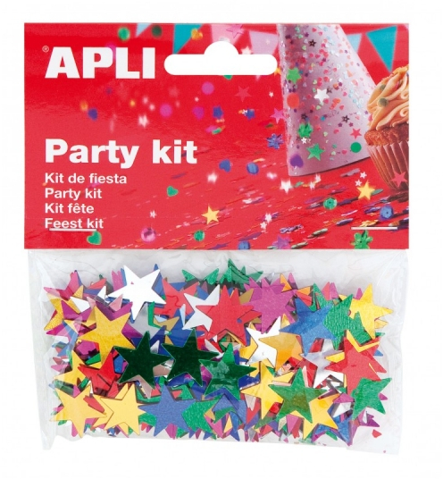 Apli Bolsa de Confeti Estrella - Colores Surtidos