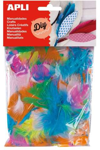 Apli Plumas Collage 14g - Colores Surtidos