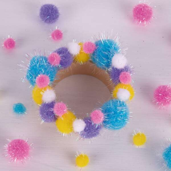 Imagen extra Apli Kids Bolsa de 80 Pompones Glitter - Tamaños 10mm, 20mm, 25mm - Colores Surtidos