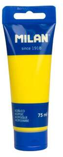 Milan Tubo de Pintura Acrilica 75ml Amarillo