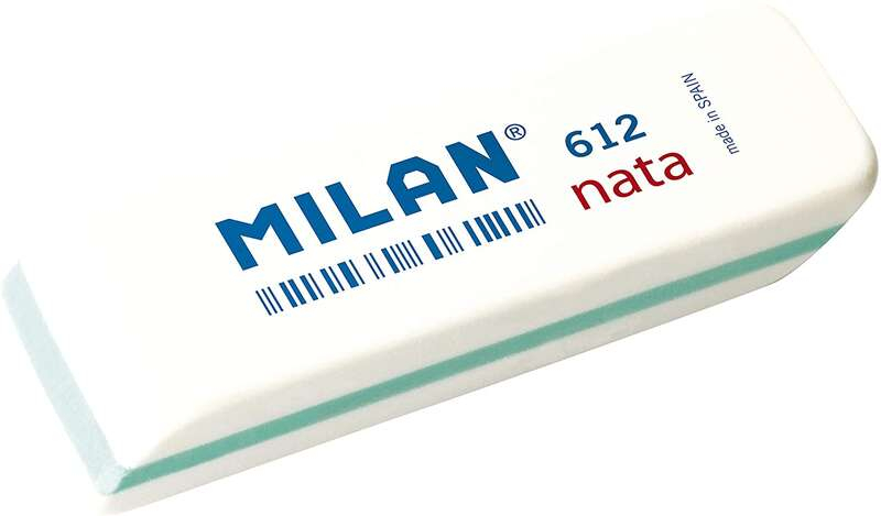 Imagen extra Milan Nata 612 Pack de 2 Gomas de Borrar Biseladas - Plastico
