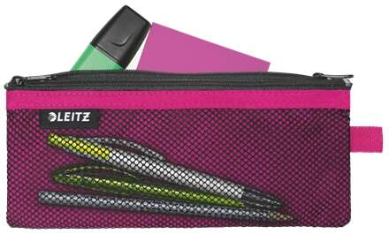 Imagen extra Leitz WOW Bolsa Porta-Todo Mediana 2 Compartimentos - 85x6x210mm - Fucsia
