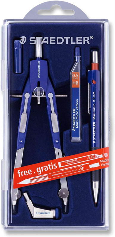 Compás Staedtler Mars 552 - Diametro Max. 350mm - Aiuste Rapido - Articulado