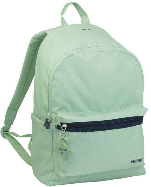 Milan Serie 1918 Mochila Urbana 22L Bolsillo Delantero + 2 Bolsillos Laterales 