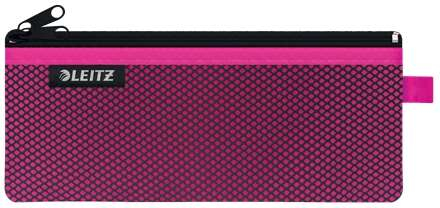Leitz WOW Bolsa Porta-Todo Mediana 2 Compartimentos - 85x6x210mm - Fucsia