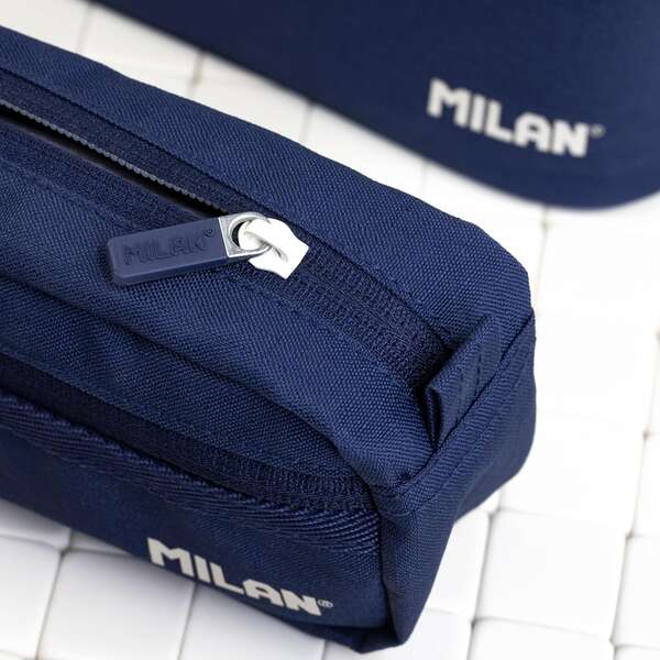 Imagen extra Milan Serie 1918 Estuche Mini Redondo - 20,5x4,5x5cm - Azul Oscuro