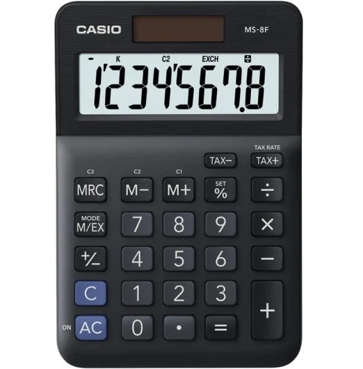 Imagen extra Casio MS-8F Calculadora Basica de Escritorio - 8 Digitos - Negro  (10x15cm aprox)