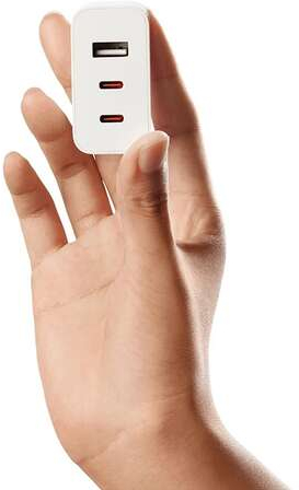 Imagen extra Xiaomi 67W GaN 2C1A Cargador de Pared para Smartphone USB-A 67W + Cable - Tecnologia GaN - 