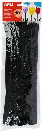 Apli Pack de 50 Limpiapipas Diametro 6 mm x 300 mm - Negro