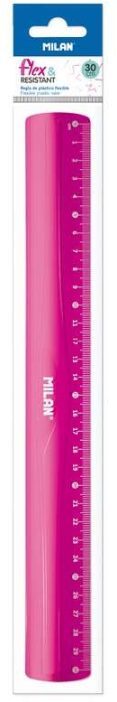 Imagen extra Milan Regla Flexible de 30cm - Rosa 