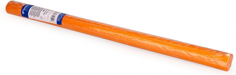 Imagen extra Sadipal PACK de 10 Papeles crespon Naranja de 50cm x 2m (Papel pinocho crepe)