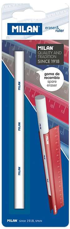 Milan Goma de Recambio para Eraser & Ruler