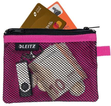 Imagen extra Leitz WOW Bolsa Porta-Todo Pequeña 2 Compartimentos - 105x6x140mm - Fucsia
