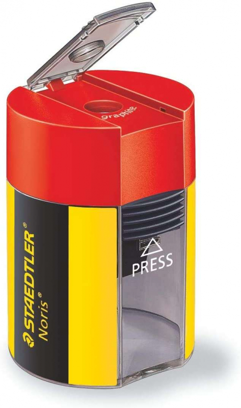 Imagen extra PACK 2 Lapices Staedtler Noris 120 HB (estandar) + Sacapuntas con Deposito + Goma Mars Plastic