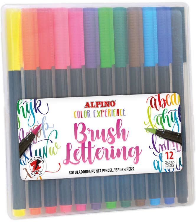 Alpino Color Experience Pack de 12 Rotuladores Brush Lettering