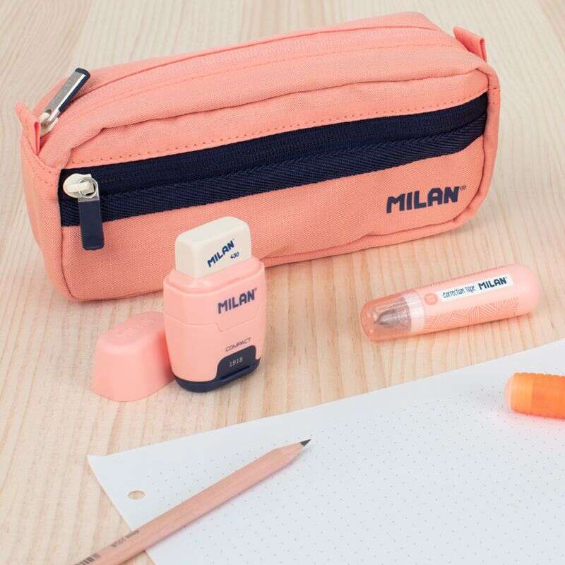 Imagen extra Milan Compact Serie 1918 Afilaborra Compact con 2 Gomas de Borrar - Sacapuntas Doble