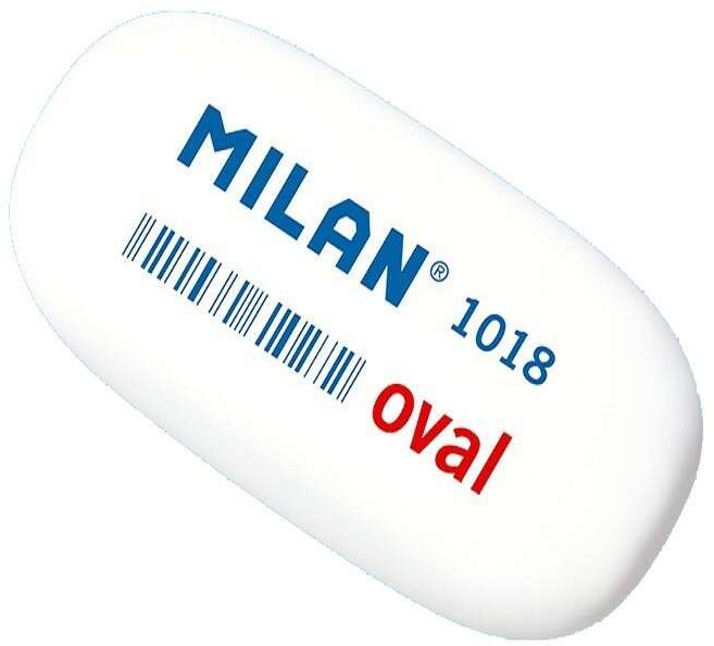 Imagen extra Milan Pack de 3 Gomas de Borrar (2 x Goma 1018 Ovalada + 1 Goma de Borrar 4836)