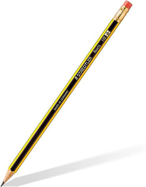 Imagen extra PACK 3 Lapices Staedtler Noris 122 con Goma HB (dureza estandar)
