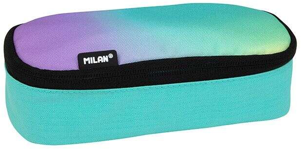 Milan Sunset Estuche Portatodo Ovalado - 20.5x9x5.5cm - Turquesa
