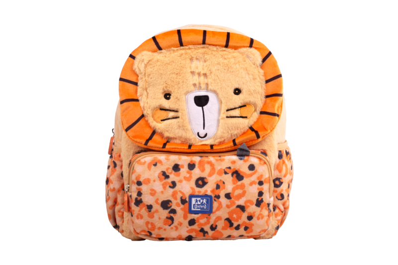 Oxford Kids Mochila Infantil 8.5L Tacto Suave Peluche Leo Leon - Adorable de Leon