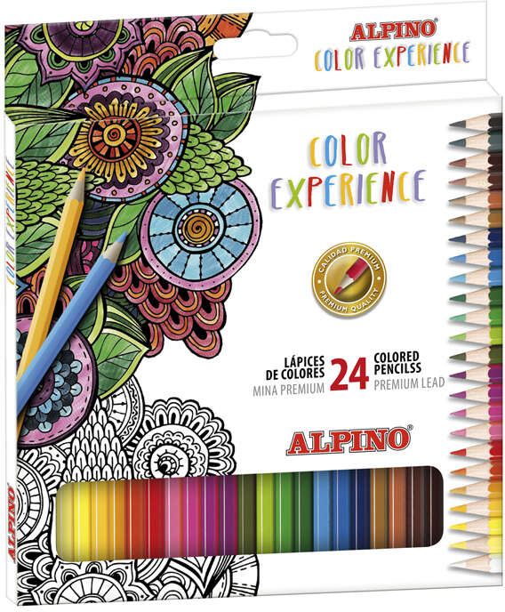 Alpino Color Experiencie Pack de 24 Lapices de Colores Premium