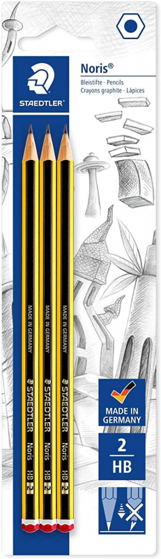 PACK 3 Lapices Staedtler Noris 120 HB (estandar)
