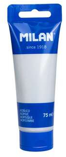Milan Tubo de Pintura Acrilica 75ml Plata