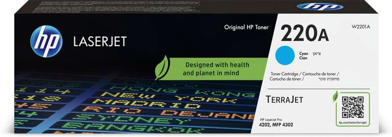 HP W2201A Cian Toner Original 220A