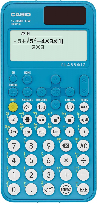 Casio Iberia Classwiz FX-85SP Calculadora Cientifica Pantalla LCD 12 Digitos. Azul