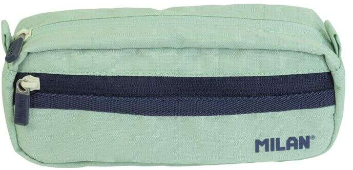 Milan Serie 1918 Estuche Portatodo Rectangular 2 Compartimentos - 21x8,5x6,1cm - Verde