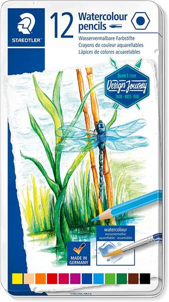 Staedtler 146 10C - CAJA 12 Lapices de Colores Acuarelables