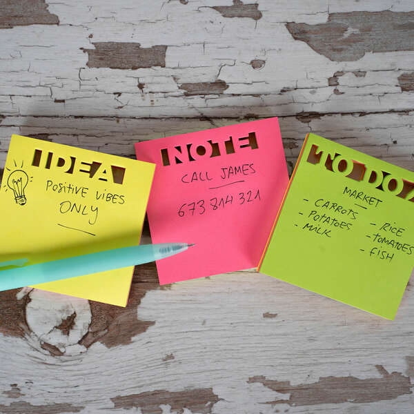 Imagen extra Notas Adhesivas Troquelado Note 75x75mm 75 Hojas. Varios colores. Apli 18336