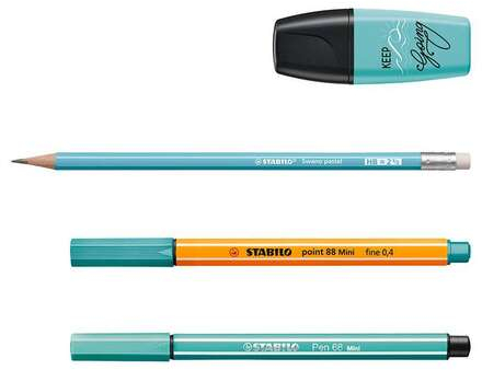 Imagen extra PACK 35 Stabilo Pastellove (12 Rotuladores Premium Pen 68 Mini, 12 Rotuladores Point 88 Mini, 6 Marcadores MINI Pastellove y 5 L