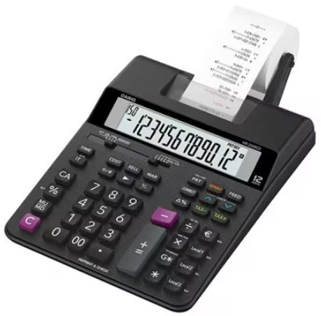 Casio HR-200RCE Calculadora Impresora de Sobremesa 12 Digitos - Impresion en 2 Colores HR200RCE