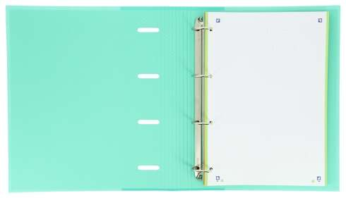 Imagen extra Oxford Europeanbinder Touch A4+ Carpeta de Anillas con Recambio Cuadricula 5x5 - Tapa Extradura - Cierre con Goma Elastica - Col