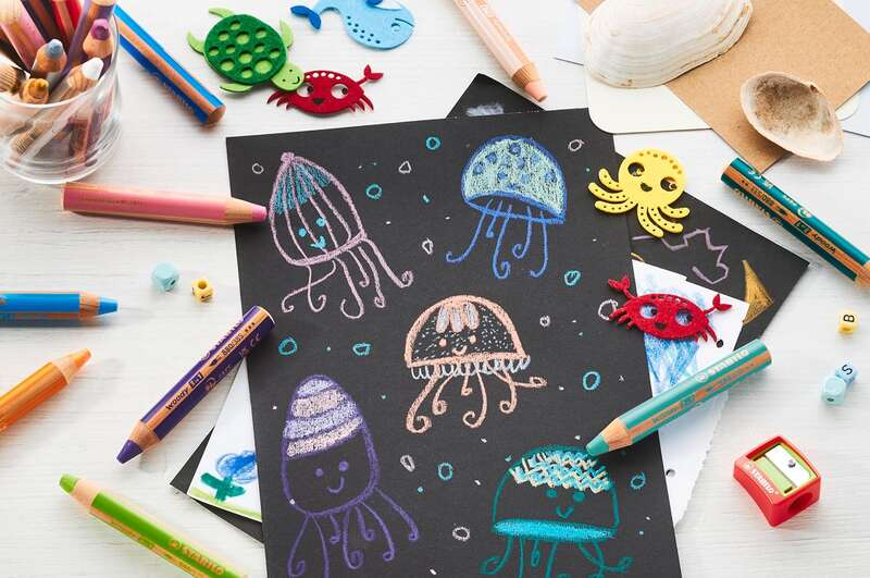 Imagen extra Stabilo Woody 3 en 1 - PACK 6 Lapices de Colores Pastel + Sacapuntas