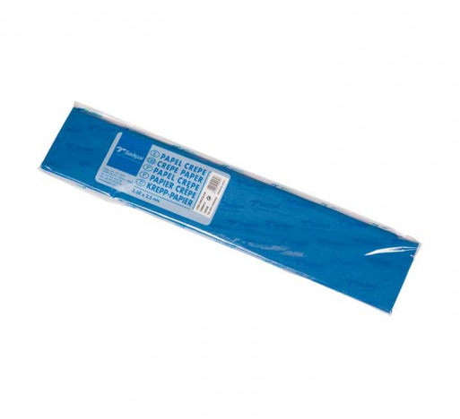 Sadipal PACK de 10 Papeles crespon Azul turquesa de 50cm x 2m (Papel pinocho crepe)