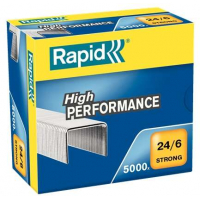 Rapid Strong Caja de 5000 Grapas 24/6 Hasta 30 Hojas