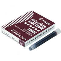 Pilot PACK 6 Cartuchos para Pluma PILOT Parallel 1ml Sepia